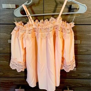 A.baker size small pink blouse